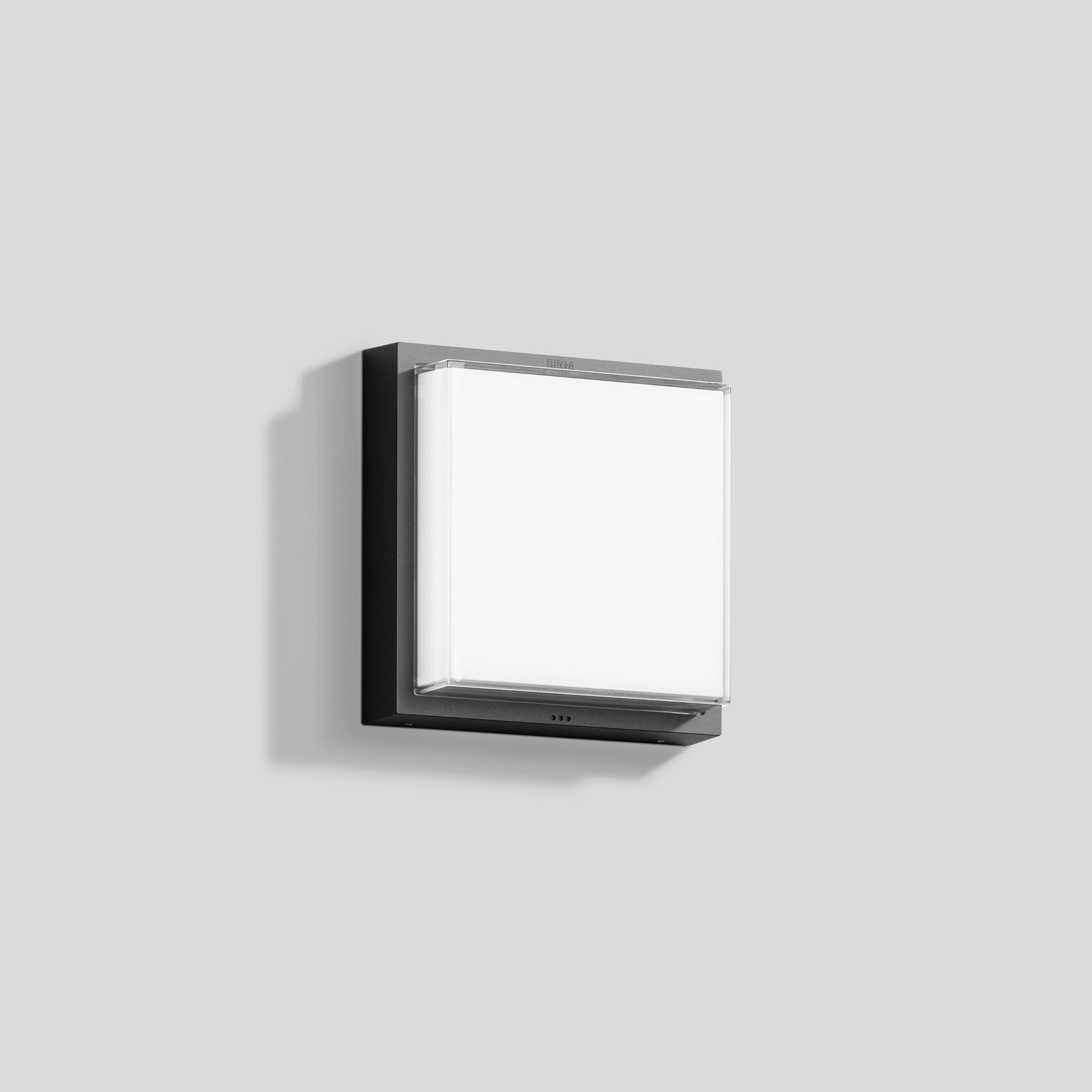 Bega - Applique et plafonnier, pour intérieur et extérieur, Graphite · 3000 K