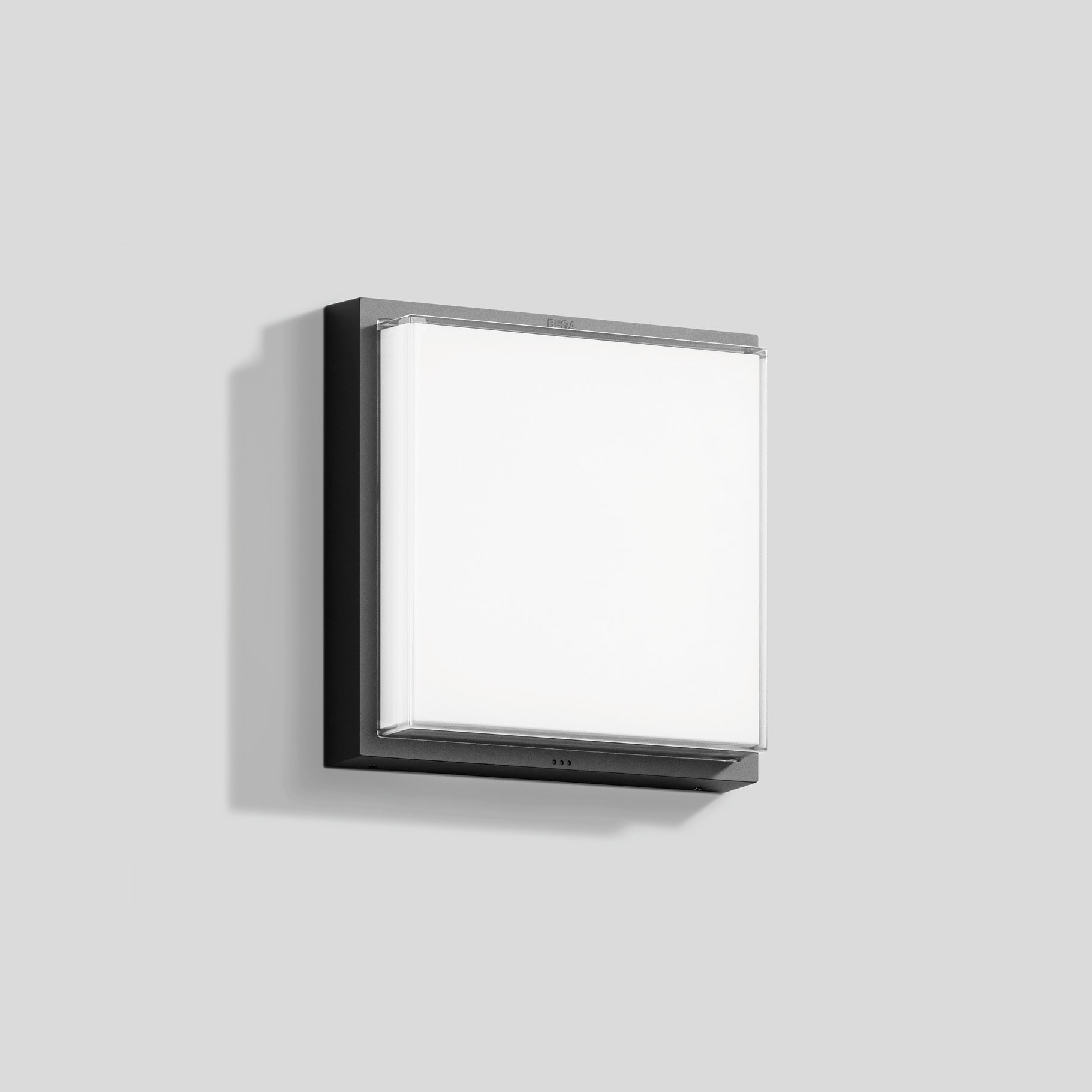 Bega - Applique et plafonnier, pour intérieur et extérieur, Graphite · 3000 K