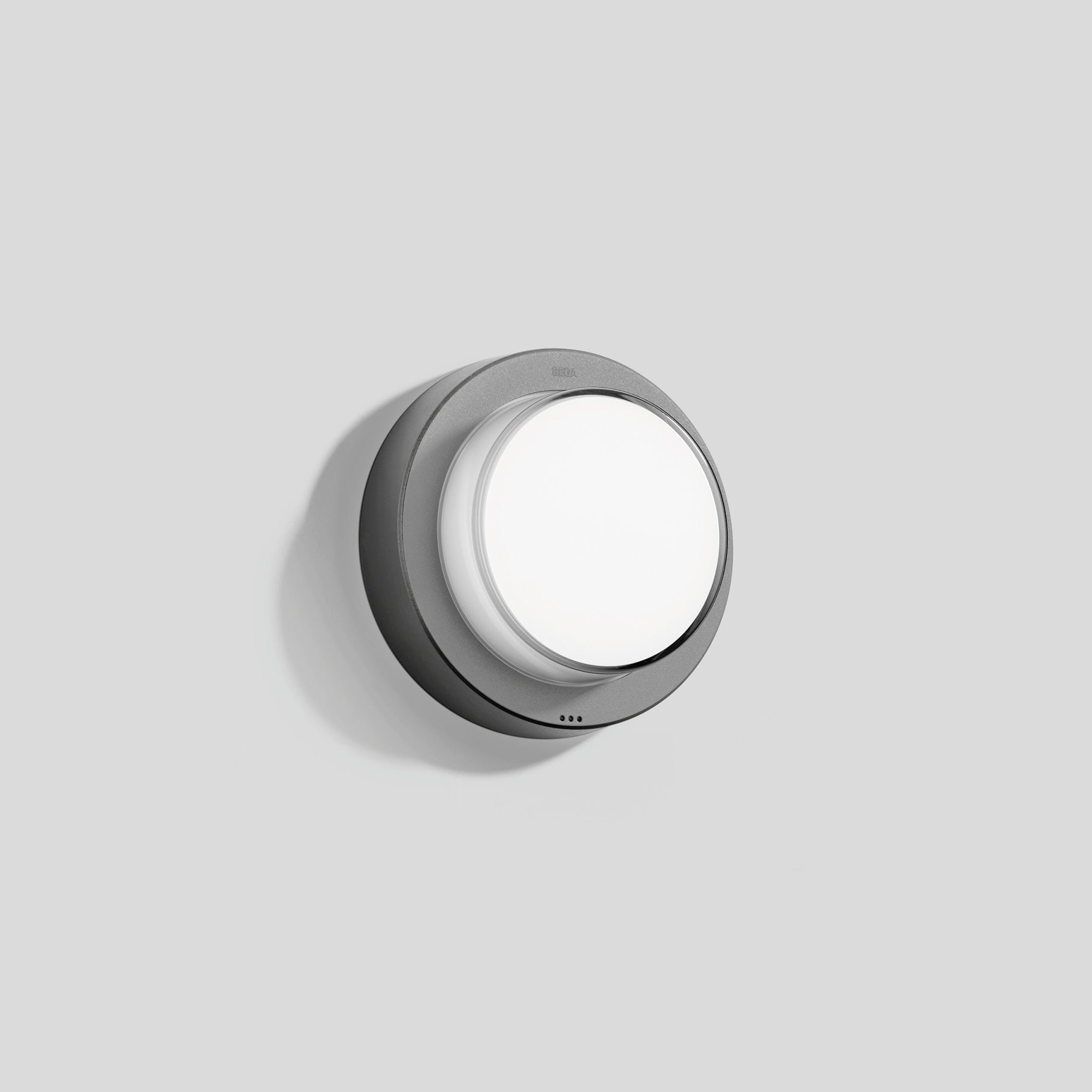 Bega - Applique et plafonnier, pour intérieur et extérieur, Argent · 3000 K