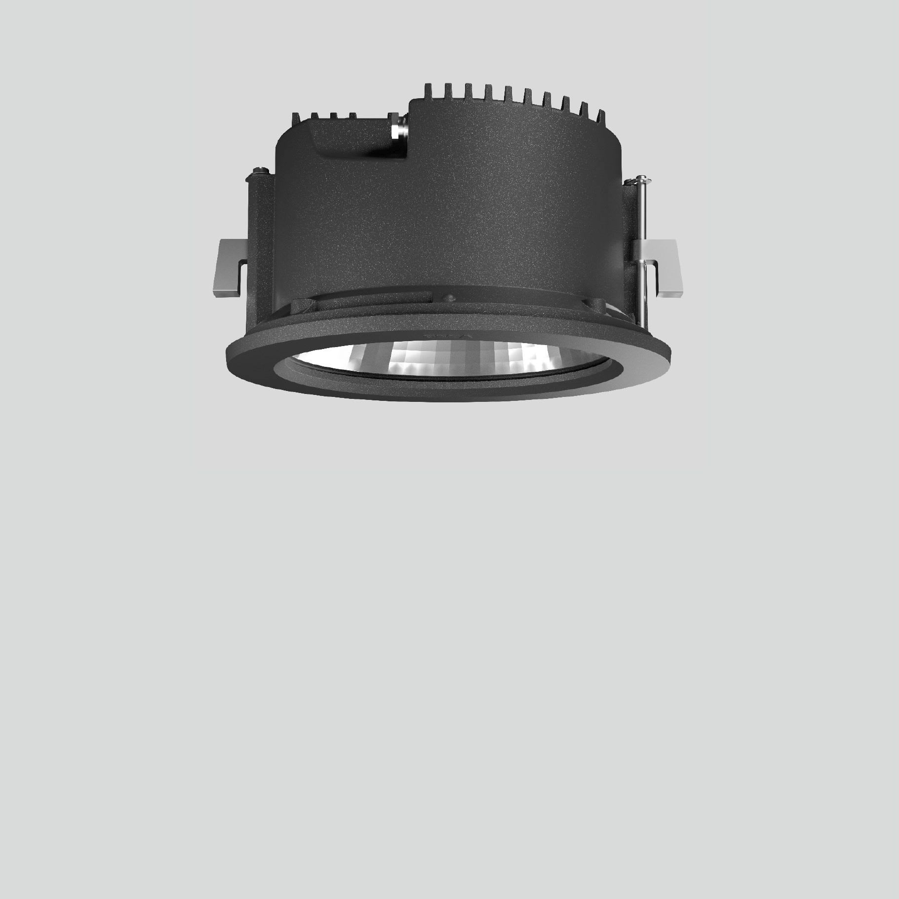 Bega - Plafonniers encastrés-spots, Graphite · 4000 K