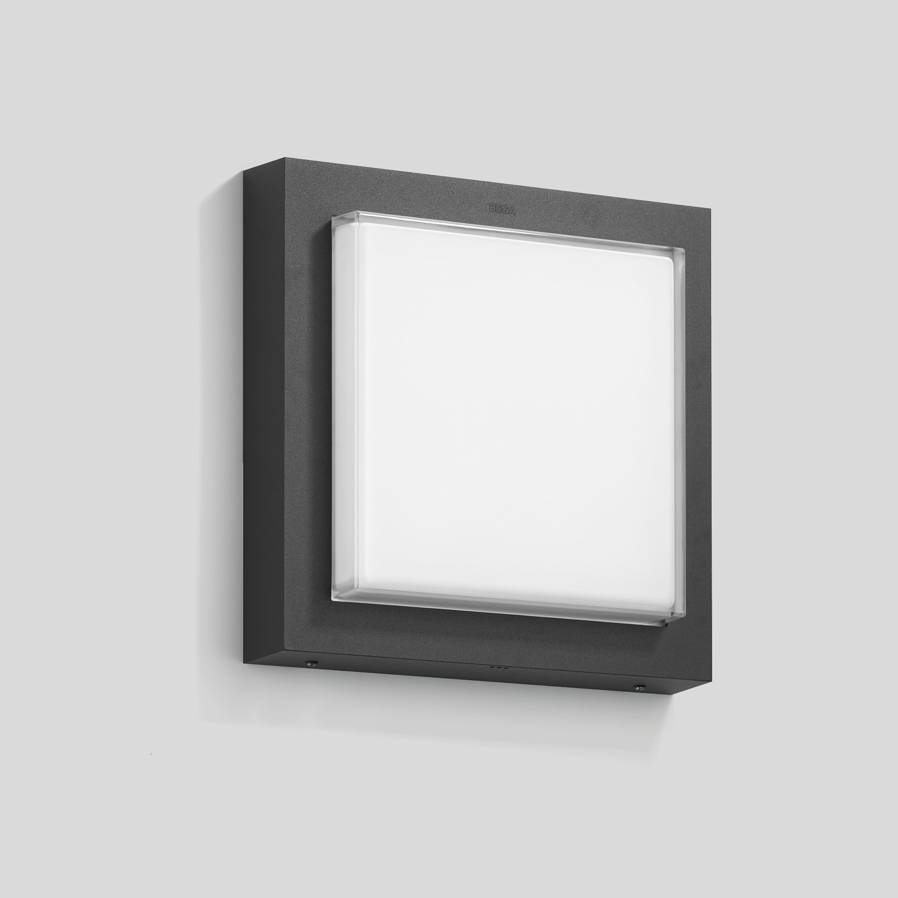 Bega - Applique et plafonnier, pour intérieur et extérieur, Graphite · 4000 K
