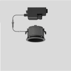 Bega - Plafonnier encastré, pour intérieur et extérieur, Graphite · 4000 K