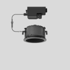 Bega - Plafonnier encastré, pour intérieur et extérieur, Graphite · 4000 K