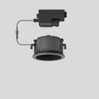 Bega - Plafonnier encastré, pour intérieur et extérieur, Graphite · 3000 K