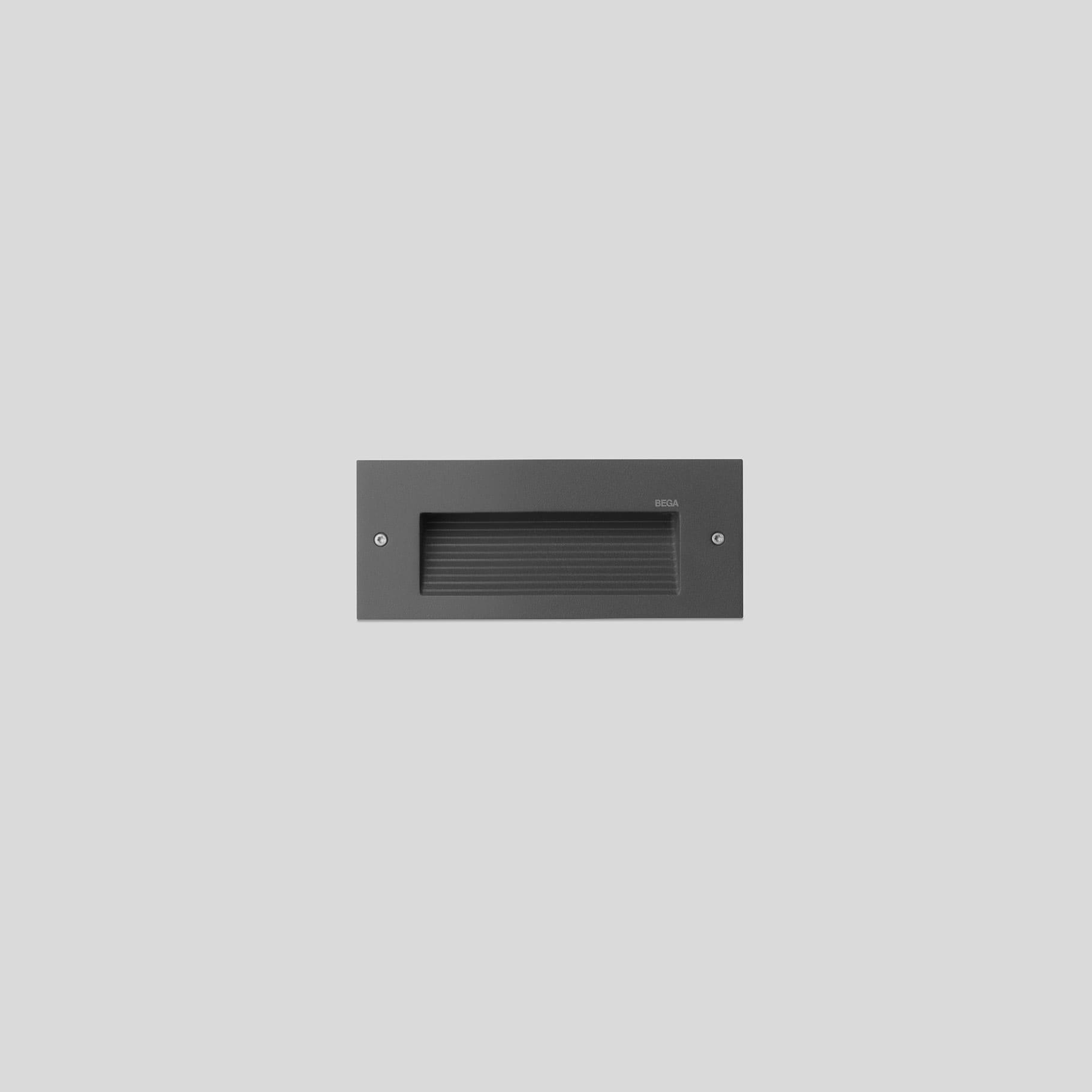 Bega - Applique encastrée, pour intérieur et extérieur, Graphite · 3000 K · 4000 K