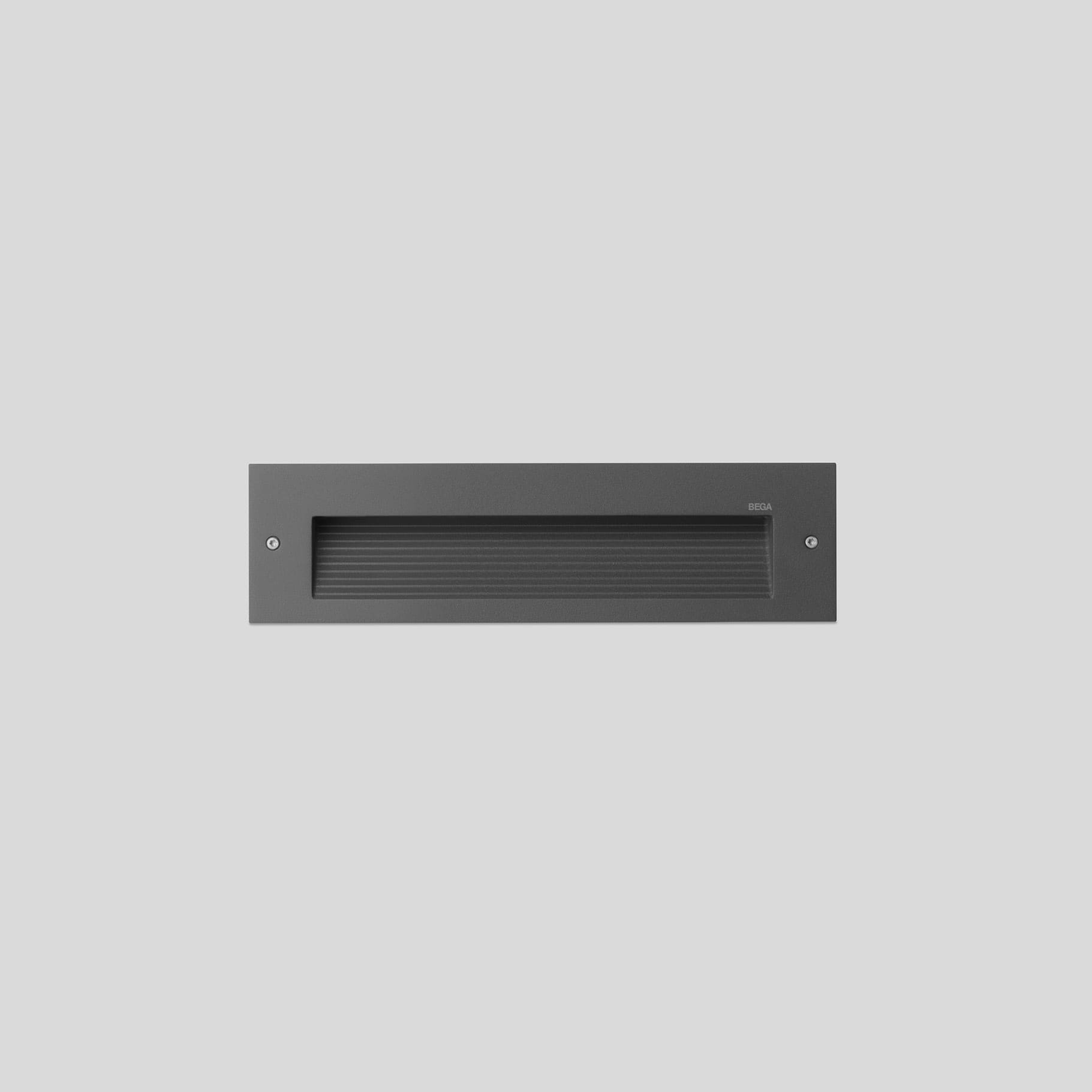 Bega - Applique encastrée, pour intérieur et extérieur, Graphite · 3000 K · 4000 K