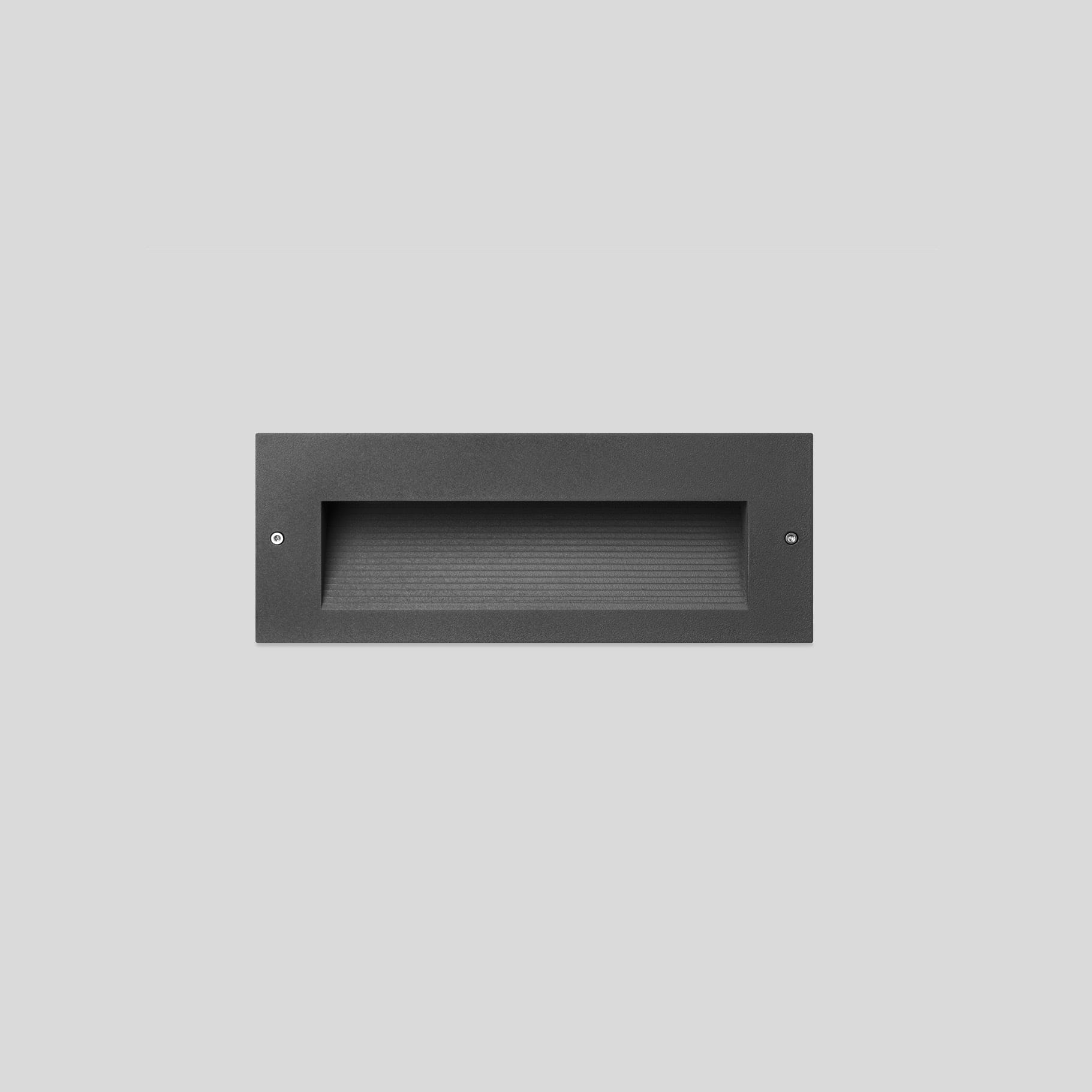 Bega - Applique encastrée, pour intérieur et extérieur, Graphite · 3000 K · 4000 K