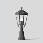 Bega - Luminaire de pilastre, Graphite · 3000 K