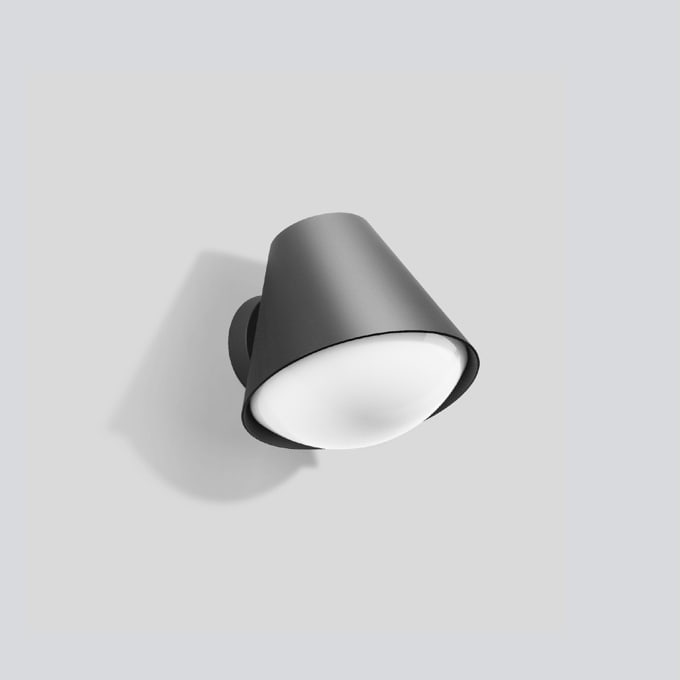 Bega - Applique, pour intérieur et extérieur, Graphite · 3000 K, en plus gratuit 1 x