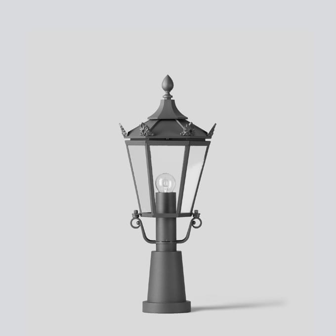 Bega - Lum. pilastre « Berlin », Graphite · 3000 K, en plus gratuit 1 x BEGA 13590