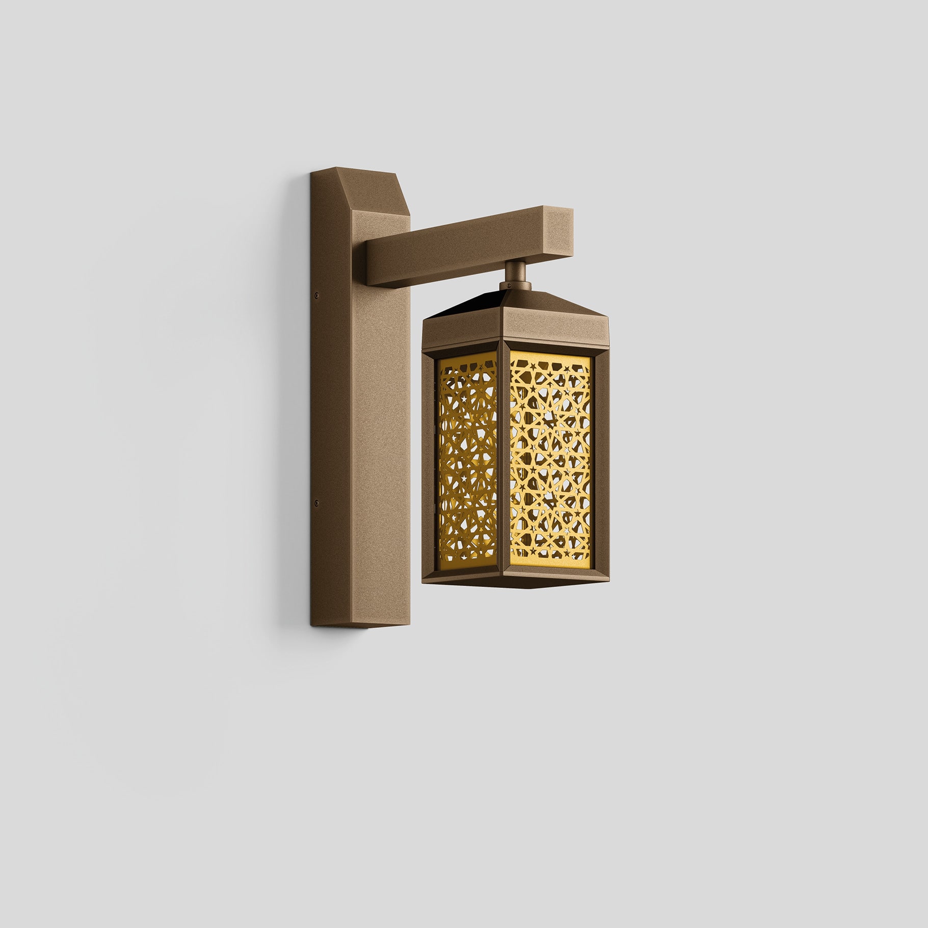 Bega - Applique avec bras, pour intérieur et extérieur, Bronze · 2700 K