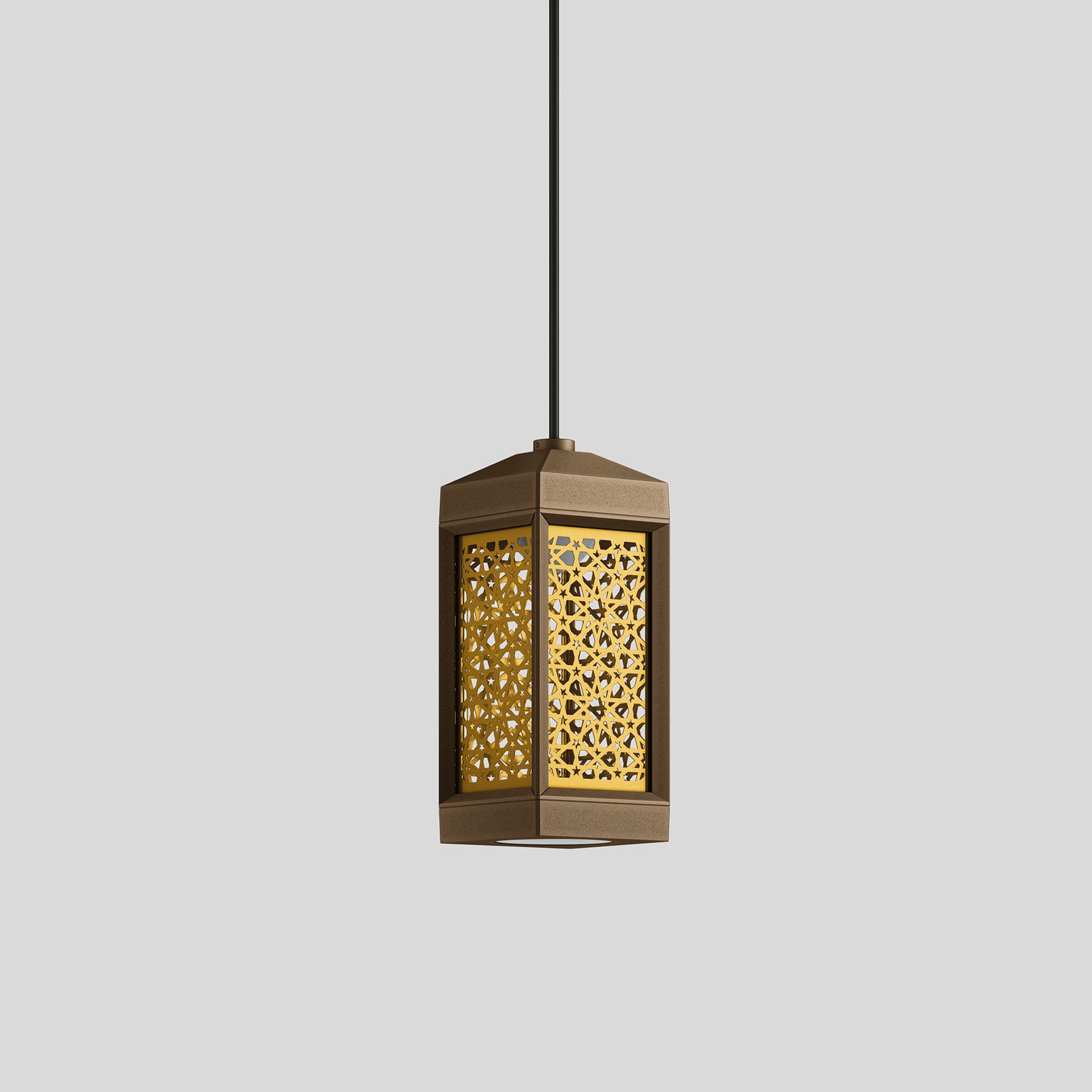 Bega - Suspension, pour intérieur et extérieur, Bronze · 2700 K