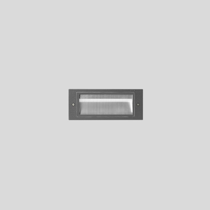 Bega - Luminaire encastré, pour intérieur et extérieur, Argent · 3000 K