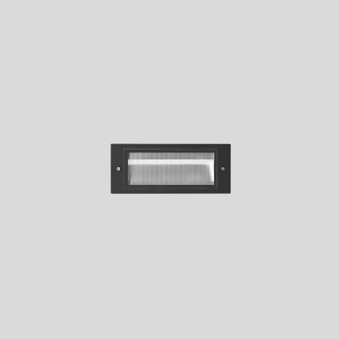 Bega - Luminaire encastré, pour intérieur et extérieur, Graphite · 3000 K