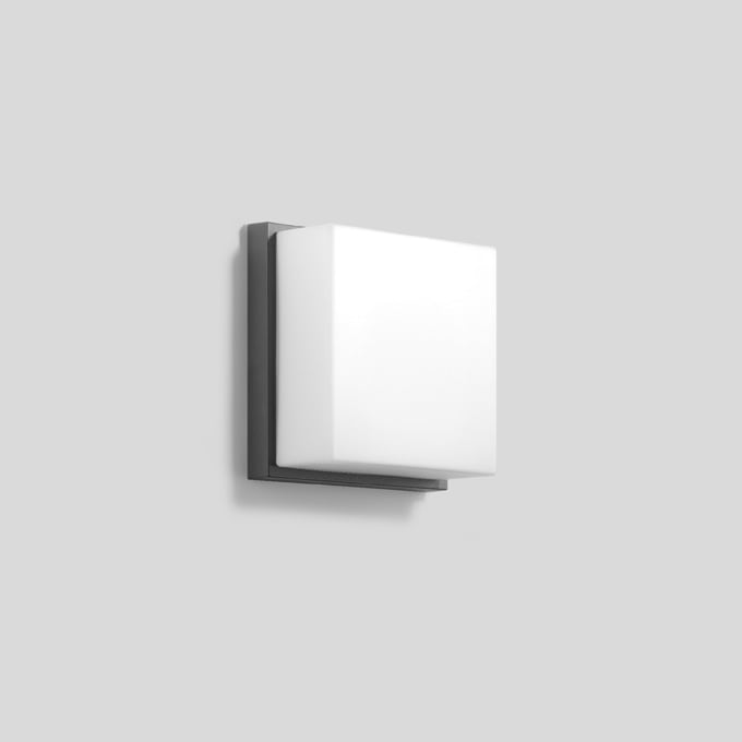 Bega - Le rectangle Lichtbaustein ®, pour intérieur et extérieur, Argent · 3000 K
