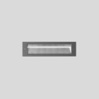Bega - Luminaire encastré, pour intérieur et extérieur, Argent · 3000 K