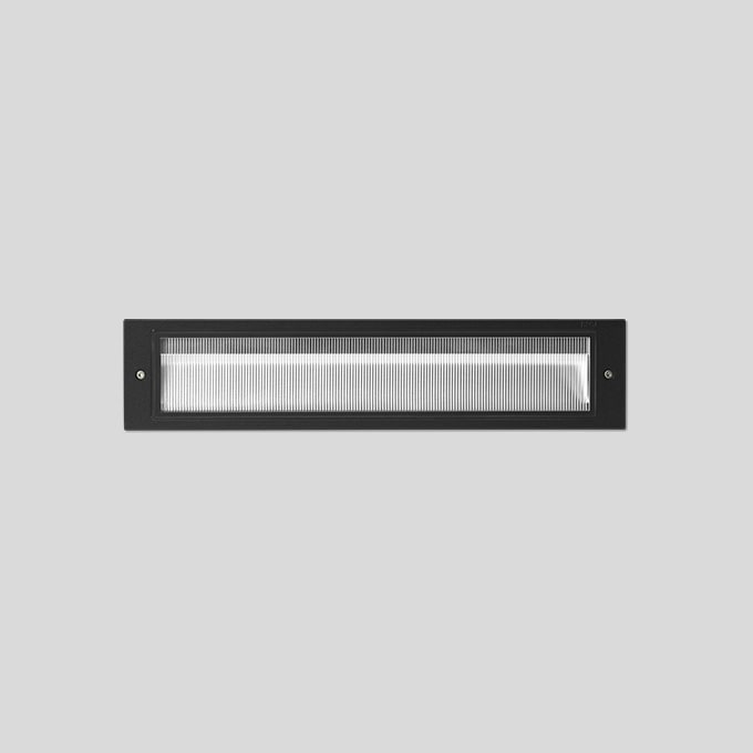Bega - Luminaire encastré, pour intérieur et extérieur, Graphite · 3000 K