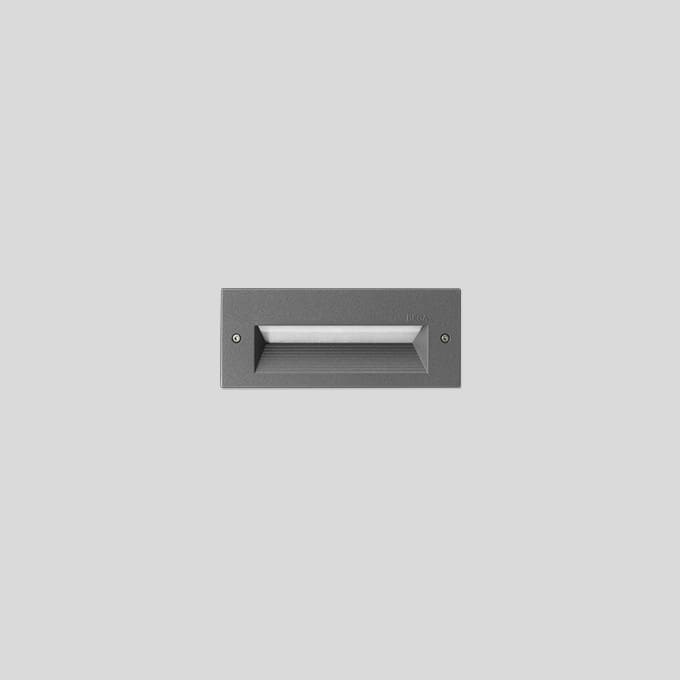 Bega - Luminaire encastré, pour intérieur et extérieur, Argent · 3000 K