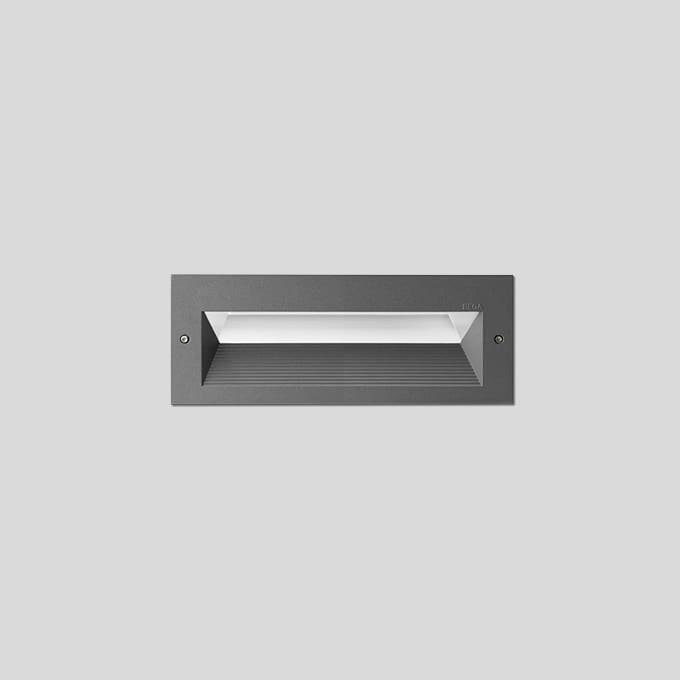 Bega - Luminaire encastré, pour intérieur et extérieur, Argent · 3000 K