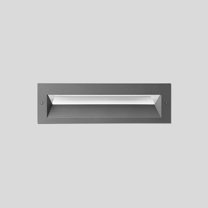 Bega - Luminaire encastré, pour intérieur et extérieur, Argent · 3000 K