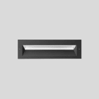 Bega - Luminaire encastré, pour intérieur et extérieur, Graphite · 4000 K