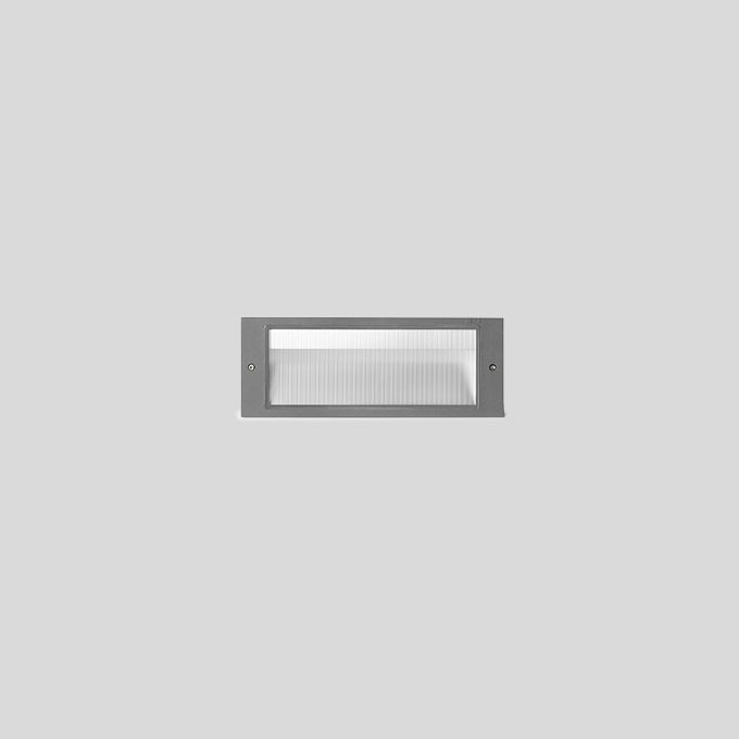 Bega - Luminaire encastré, pour intérieur et extérieur, Argent · 3000 K