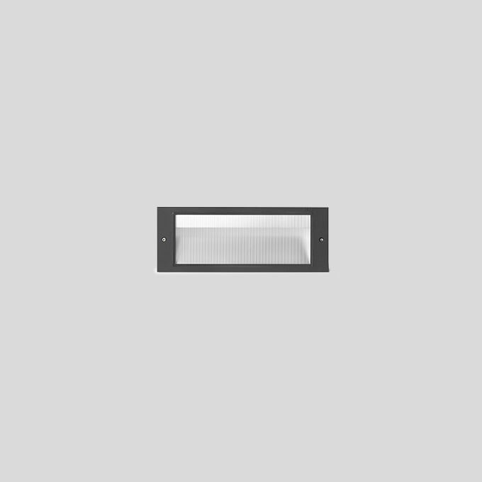 Bega - Luminaire encastré, pour intérieur et extérieur, Graphite · 3000 K