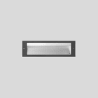 Bega - Luminaire encastré, pour intérieur et extérieur, Graphite · 4000 K