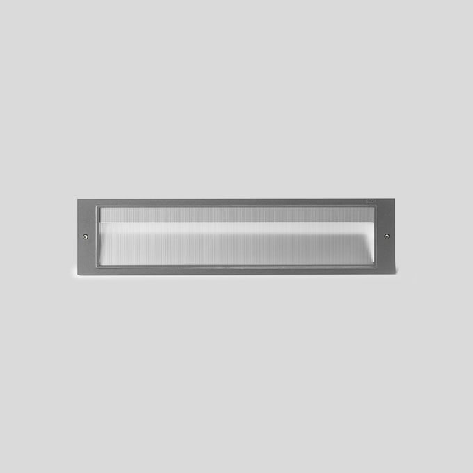 Bega - Luminaire encastré, pour intérieur et extérieur, Argent · 3000 K