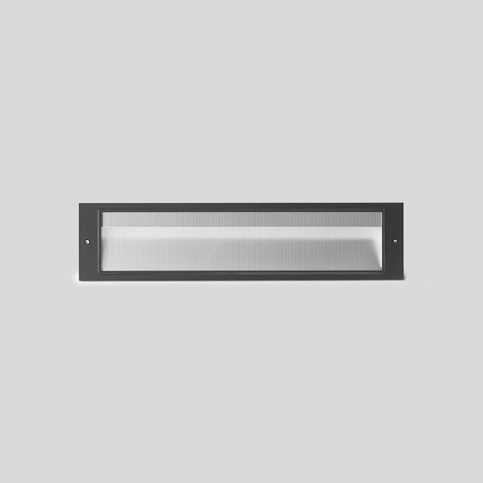 Bega - Luminaire encastré, pour intérieur et extérieur, Graphite · 3000 K