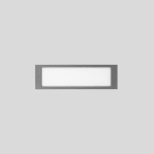 Bega - Applique encastrée, pour intérieur et extérieur, Argent · 3000 K · 4000 K