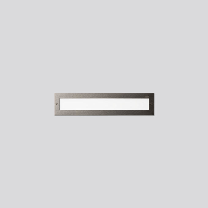Bega - Luminaire encastré, Acier inoxydable mat · 3000 K