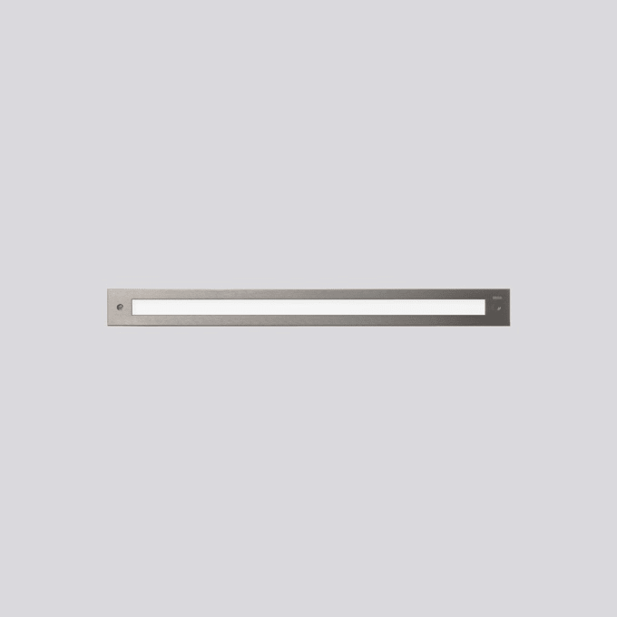 Bega - Applique encastrée, pour intérieur et extérieur, Acier inoxydable mat · 3000 K