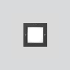 Bega - Applique encastrée, Argent · 4000 K