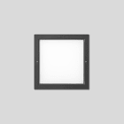 Bega - Wandeinbauleuchte, für den Innen- & Außenbereich, Grafit 4000 K