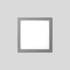 Bega - Wandeinbauleuchte, für den Innen- & Außenbereich, Silber 4000 K