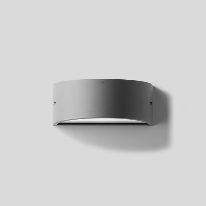 Bega - Applique, pour intérieur et extérieur, Argent · 3000 K, en plus gratuit 2 x