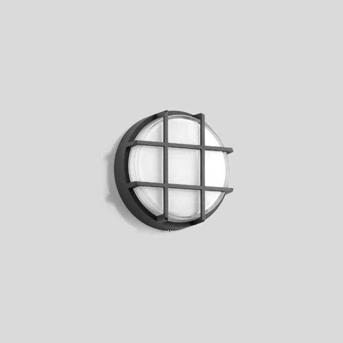 Bega - Applique et plafonnier, pour intérieur et extérieur, Graphite · 3000 K
