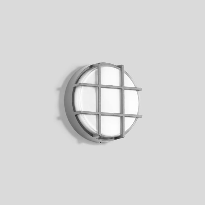 Bega - Applique et plafonnier, pour intérieur et extérieur, Argent · 3000 K