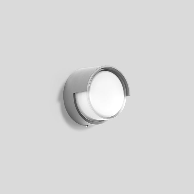 Bega - Applique et plafonnier, pour intérieur et extérieur, Argent · 3000 K
