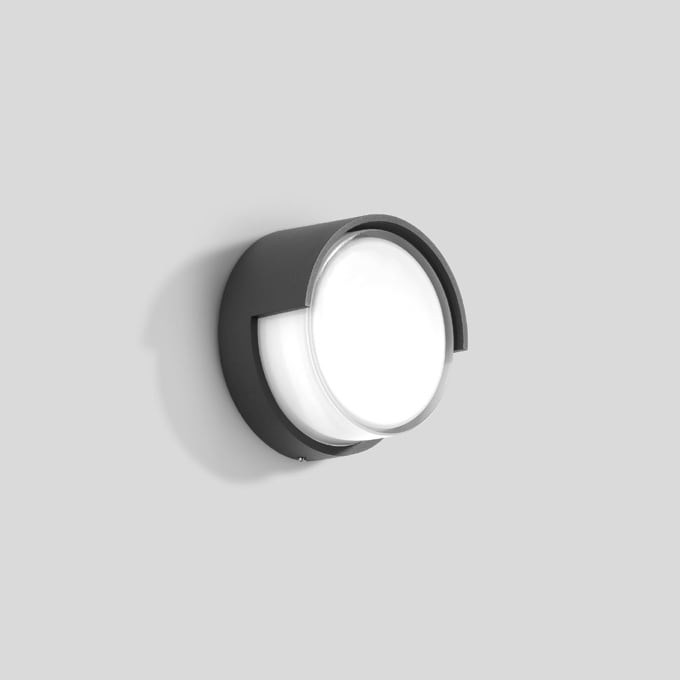 Bega - Applique et plafonnier, pour intérieur et extérieur, Graphite · 3000 K