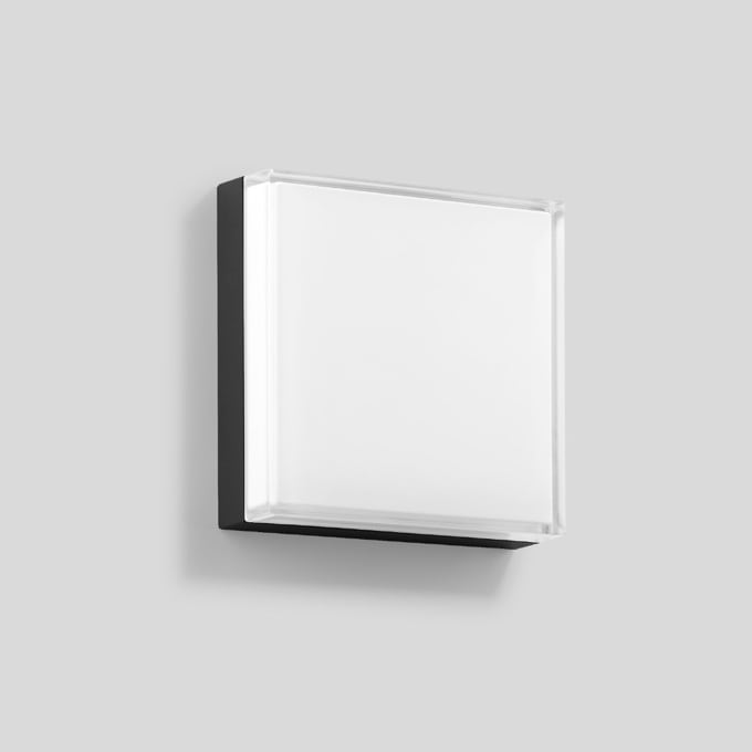 Bega - Wandleuchte, für den Innen- & Außenbereich, Grafit 4000 K