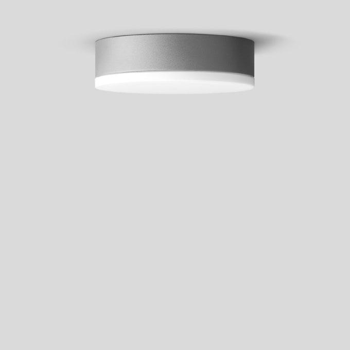 Bega - Applique et plafonnier, pour intérieur et extérieur, Argent · 3000 K, en plus