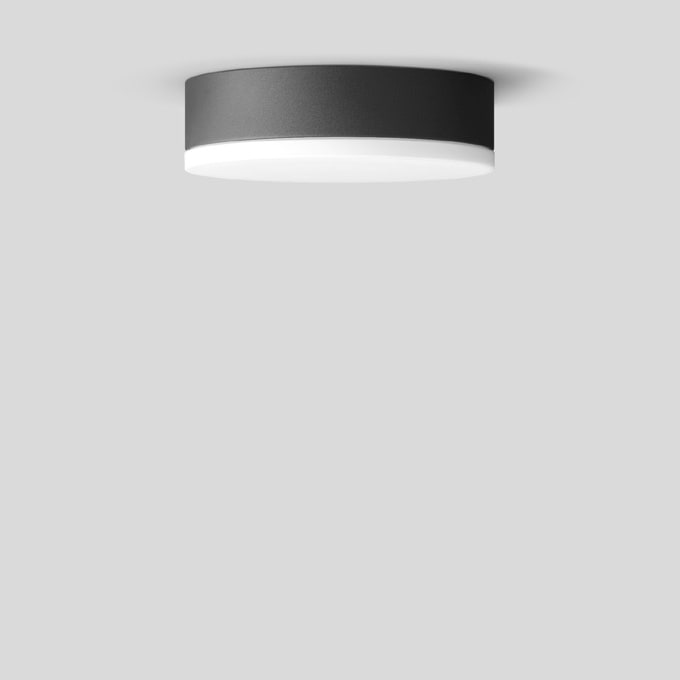 Bega - Applique et plafonnier, pour intérieur et extérieur, Graphite · 3000 K, en plus
