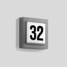 Bega - Numéro de maison, pour intérieur et extérieur, Argent · 3000 K