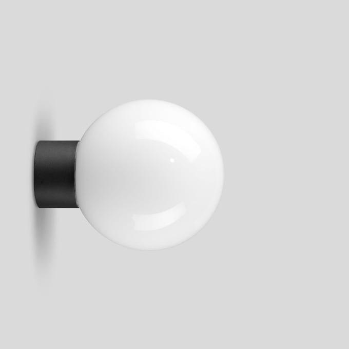 Bega - Plafon./applique/lum. pilastre, pour intérieur et extérieur, Graphite · 3000 K,