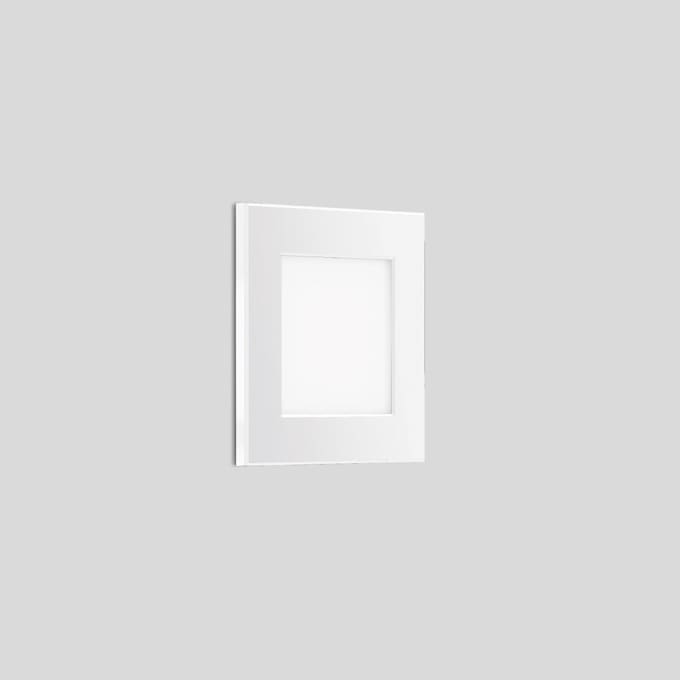 Bega - Applique encastrée, pour l'intérieur, Blanc · 3000 K