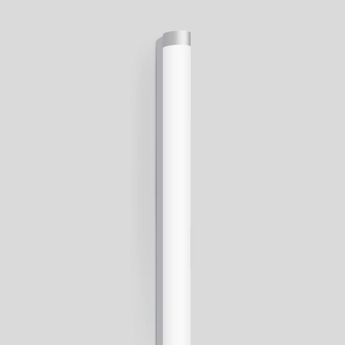 Bega - Applique et plafonnier, pour l'intérieur, Aluminium mat · 3000 K