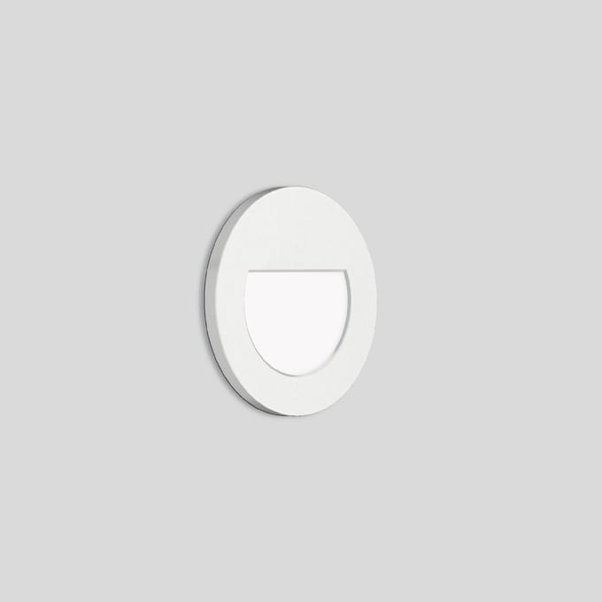Bega - Applique encastrée, pour l'intérieur, Blanc · 3000 K