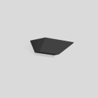 Bega - Lèche-murs, pour l'intérieur, Noir satiné · 3000 K